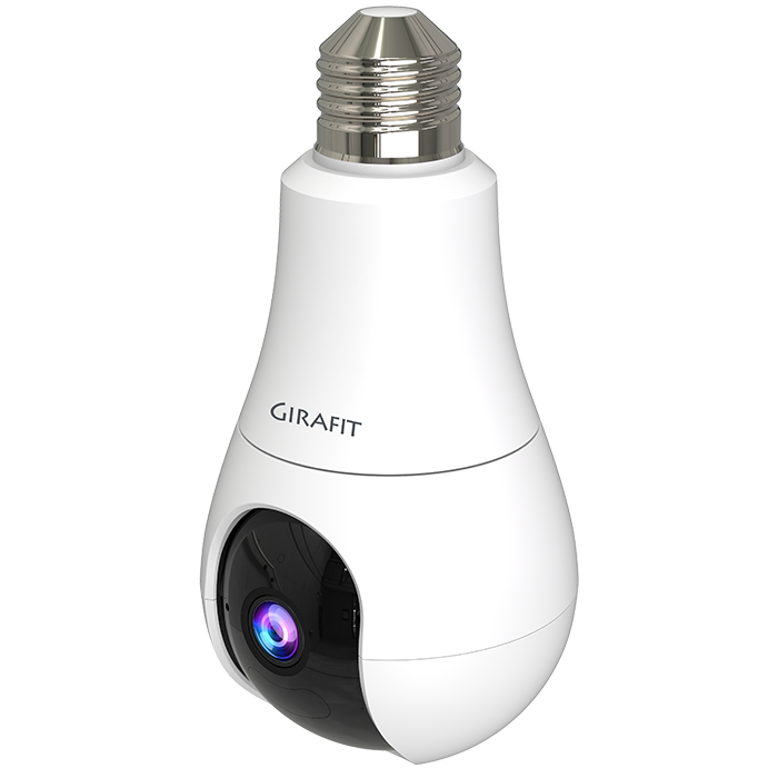 Girafit L200 2K WiFi Light Bulb Security Camera