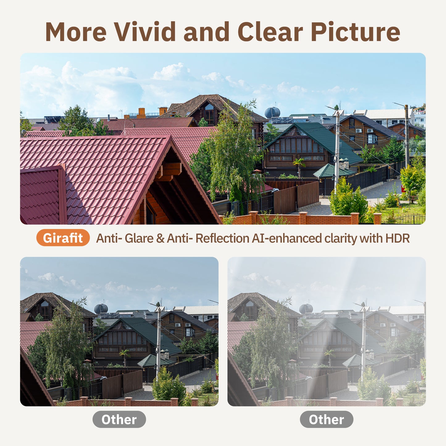 3MP 2K Window Camera,2.4GHz & 5GHz WiFi Indoor Cameras for Home Security with ChromaxAl Color Night Vision,Person & Motion Detection,24/7 Recording,Easy & Quick Install