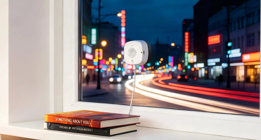 Window Camera Capturing Outdoor Scenes, Offering Convenient Monitoring from Indoors for Enhanced Home Security.