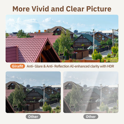 3MP 2K Window Camera,2.4GHz & 5GHz WiFi Indoor Cameras for Home Security with ChromaxAl Color Night Vision,Person & Motion Detection,24/7 Recording,Easy & Quick Install